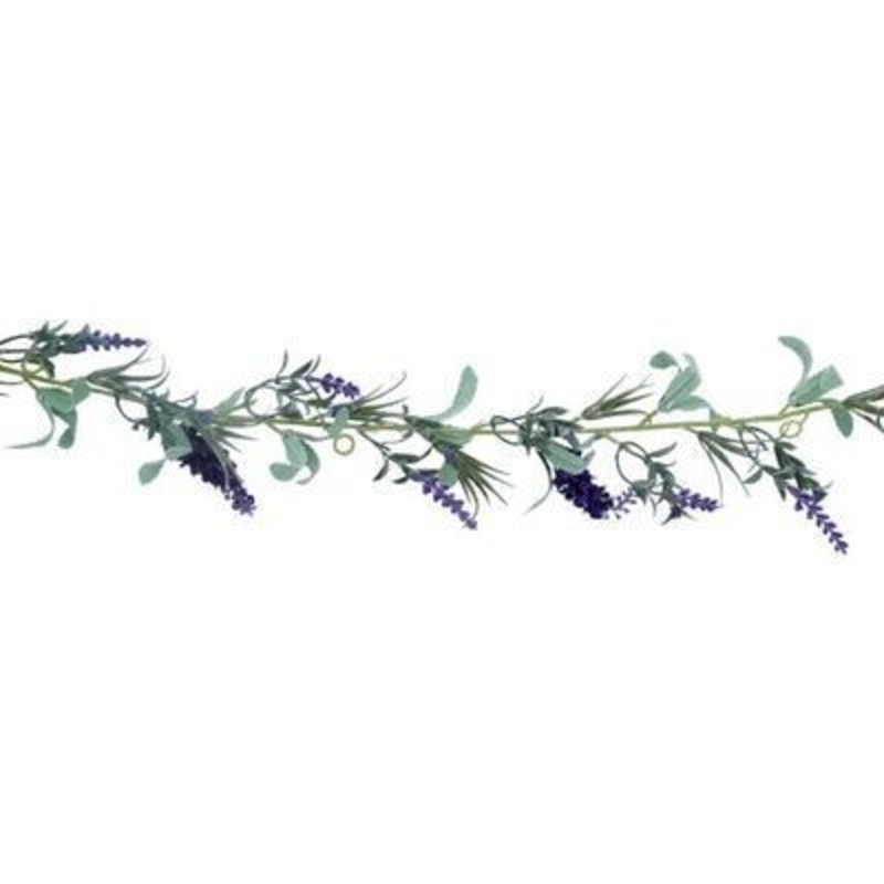 Faux Lavender Garland By Gisela Graham  